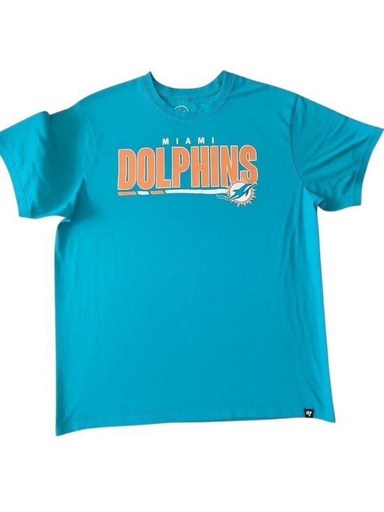 ’47 Other - Miami Dolphins 47 Brand Aqua T-Shirt XL Youth Small Adult